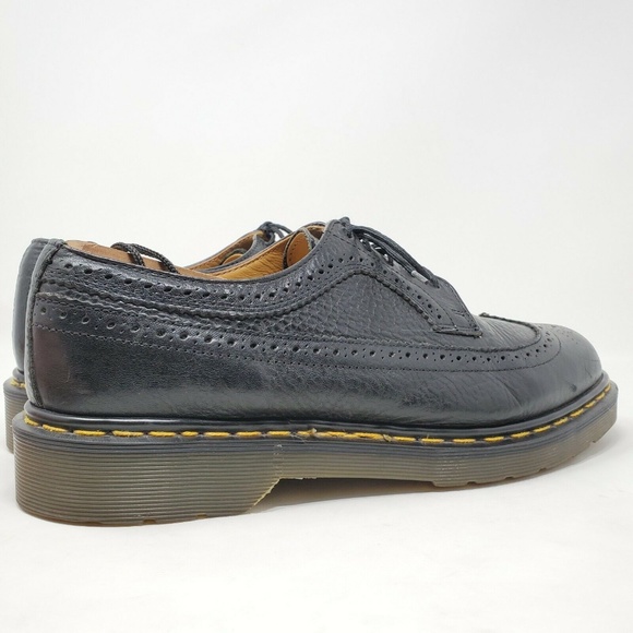 Dr. Martens Mens 3989/42 Oxford Wingtip Shoes - Picture 4 of 12